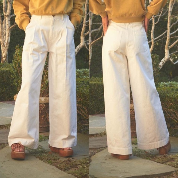 The Odell’s Reagan Pants in White - Picture 1 of 16